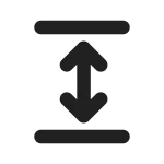 Arrow Fit Height SVG Icon